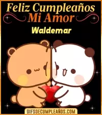 GIF Feliz Cumpleaños mi Amor Waldemar